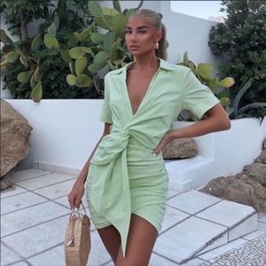 Zara Ruched mini dress